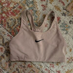 Nike Light Tan Dri-FIT Sports Bra
